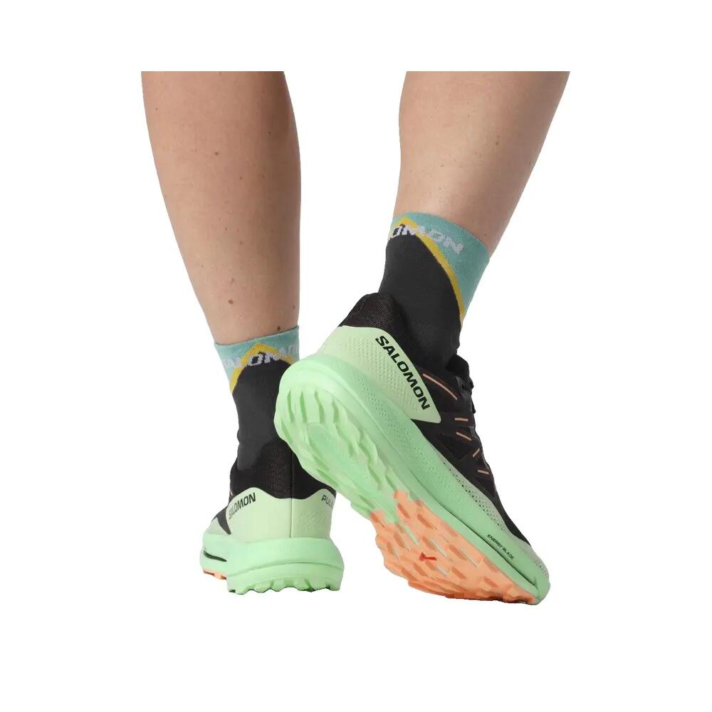 Buty biegowe Salomon Pulsar Trail Czarny/Zielony 4/8