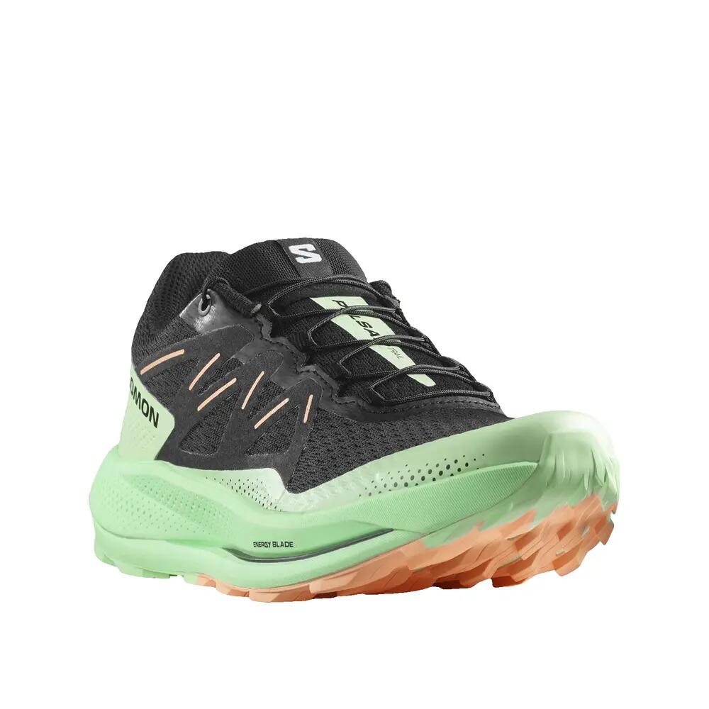 Buty biegowe Salomon Pulsar Trail Czarny/Zielony 3/8