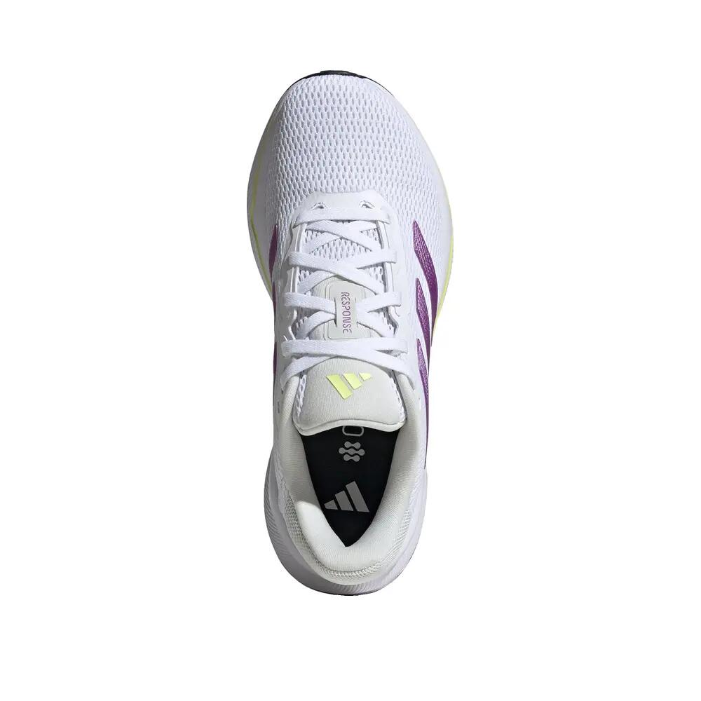 Sapatos de corrida adidas Response Brancos/Violetas 3/6