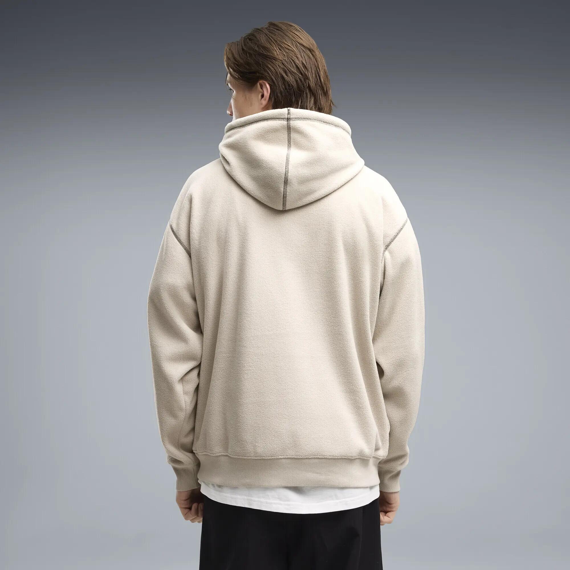 Męska zimowa bluza z kapturem Essentials Elevated o luźnym kroju PUMA 3/5