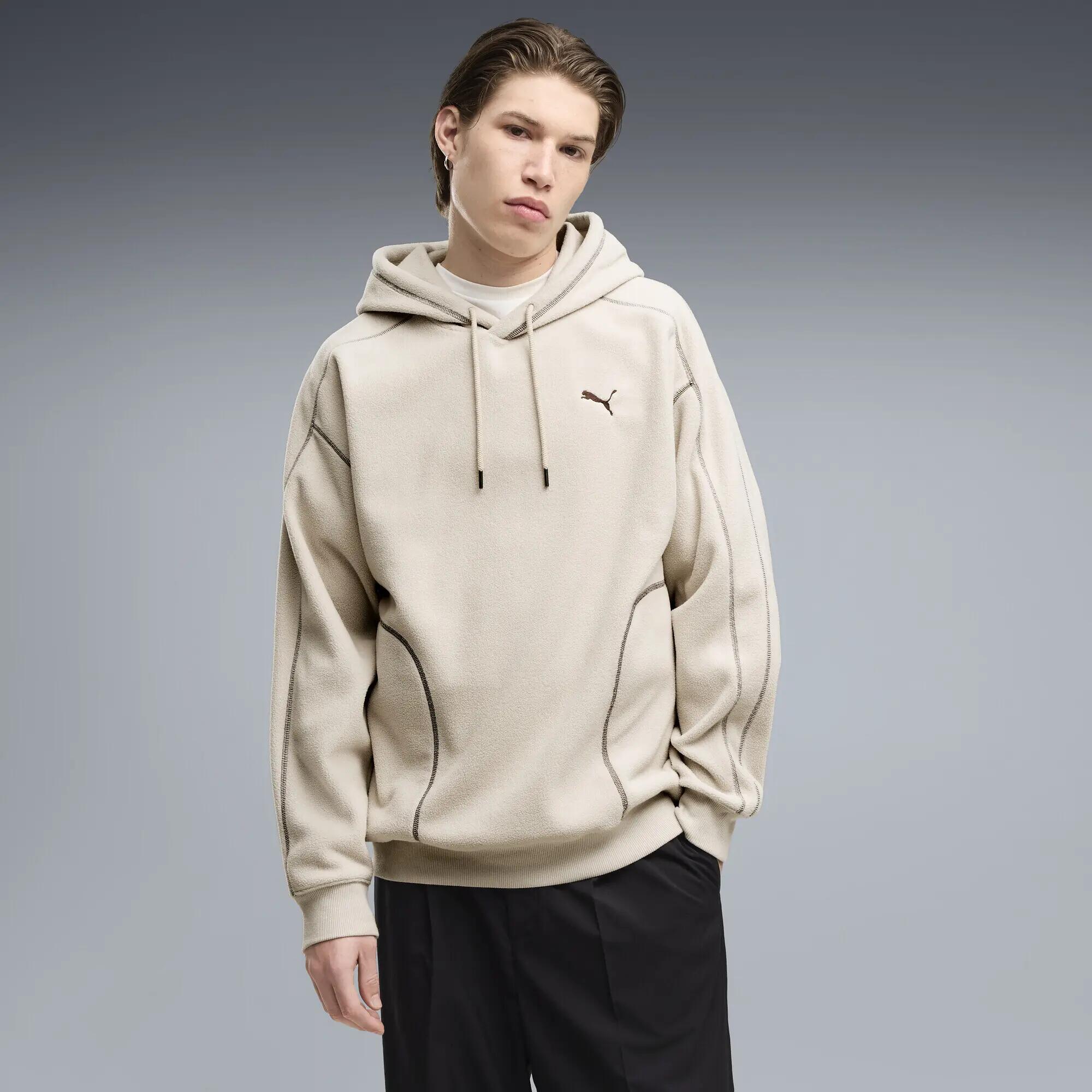 Męska zimowa bluza z kapturem Essentials Elevated o luźnym kroju PUMA 2/5