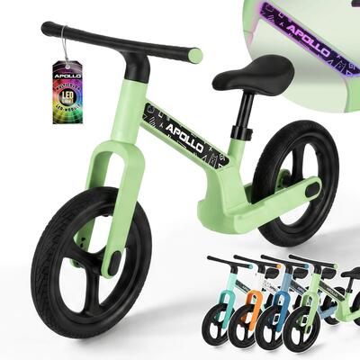Bici senza pedali Bambini 2 anni luminosa Trailbuddy LED Bianco