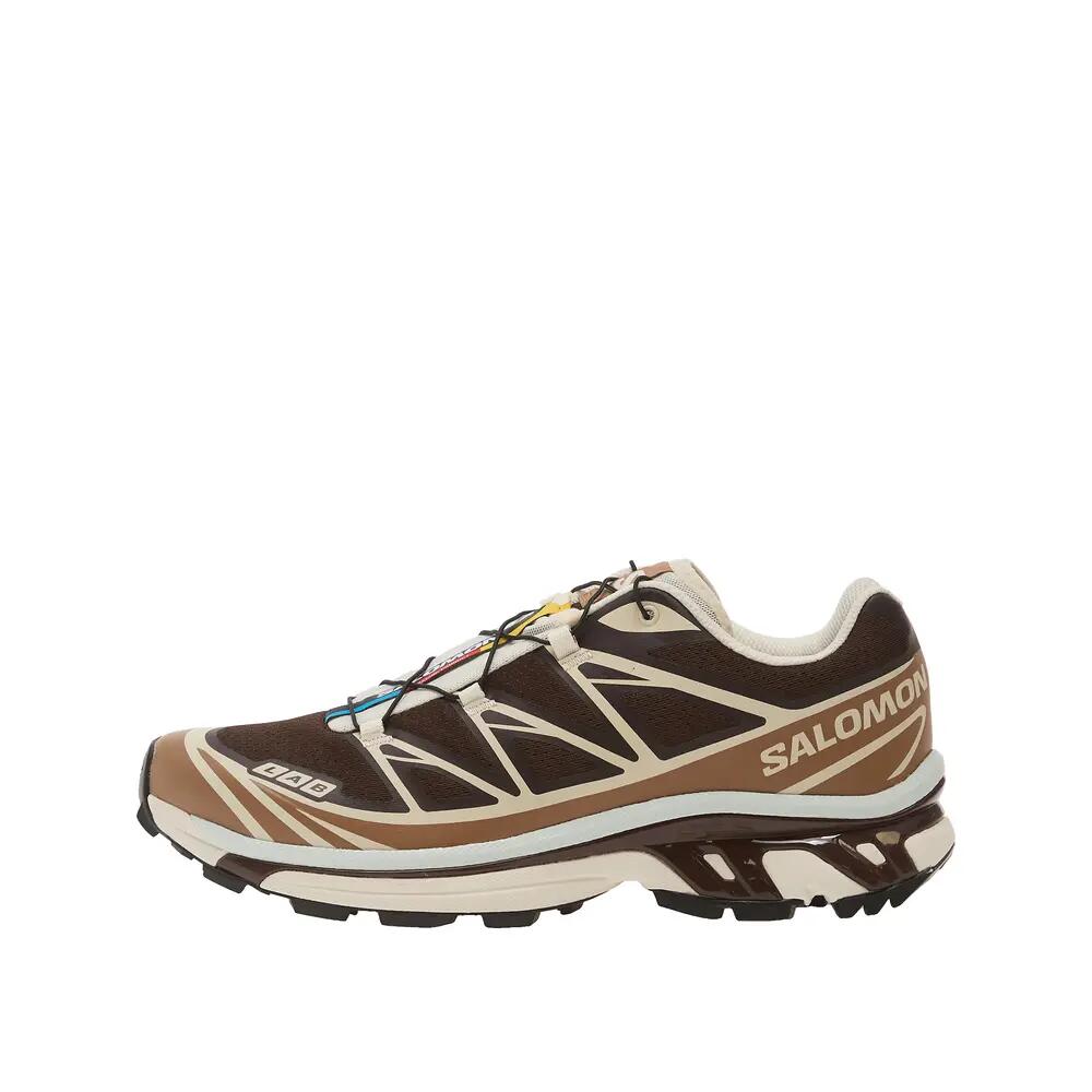 Sapatos de trilha Salomon XT-6 Preto Café/Burro/Bchoco 6/6