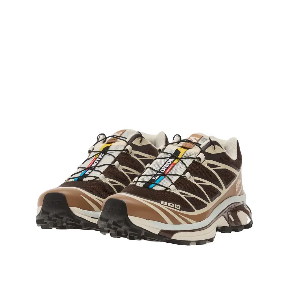 Sapatos de trilha Salomon XT-6 Preto Café/Burro/Bchoco 5/6