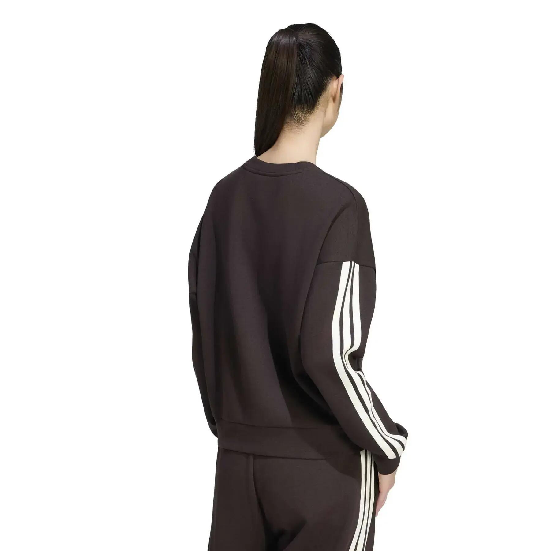 Sweatshirt polaire femme adidas Essentials 3-Stripes 4/6