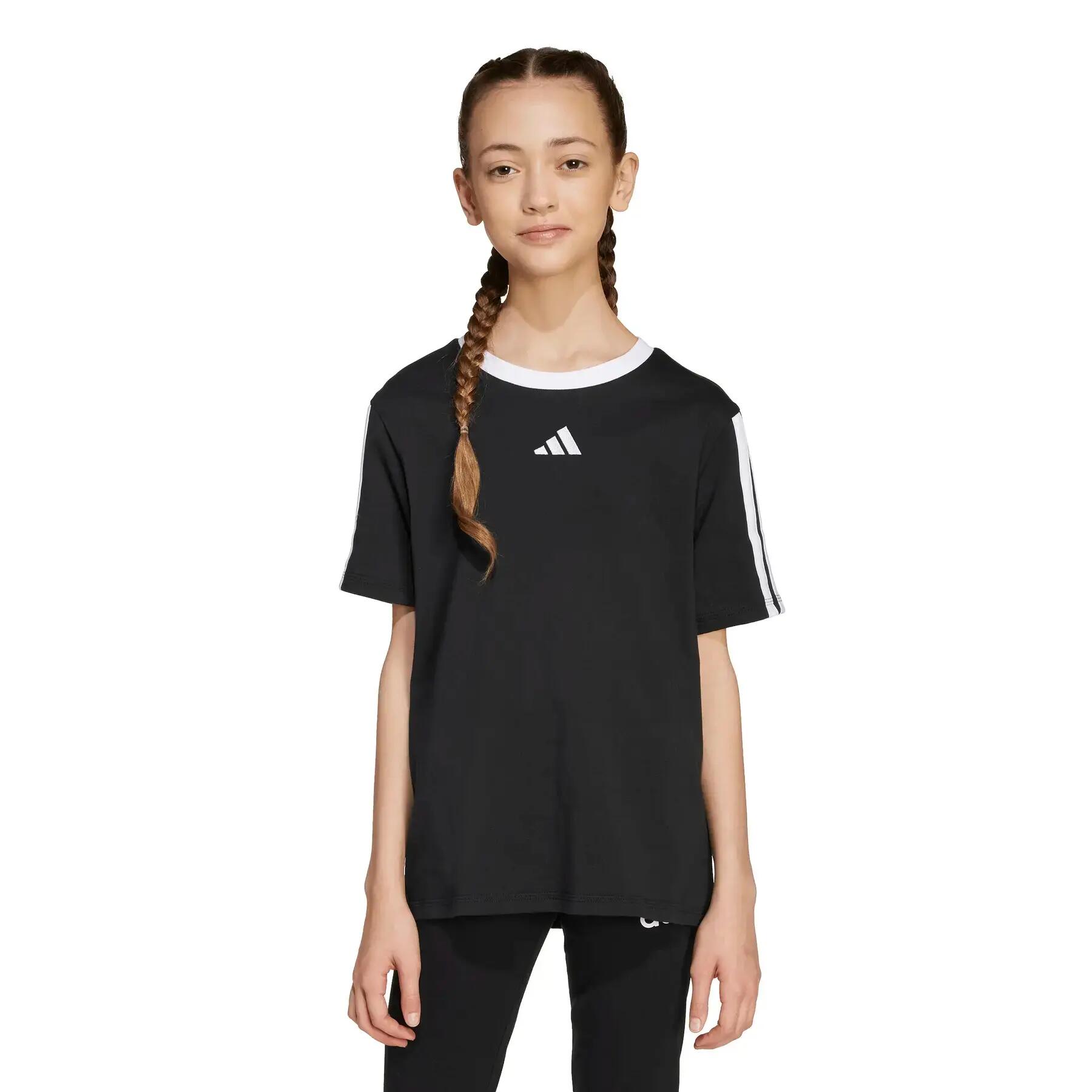 T-shirt de menina adidas Essentials 2/6