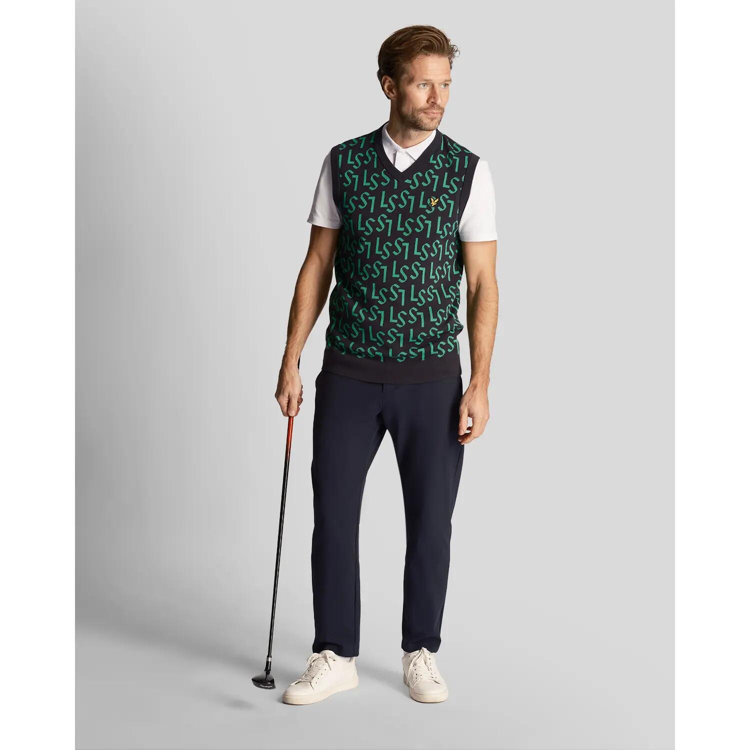 Sleeveless V-neck top Lyle & Scott Monogram 4/6