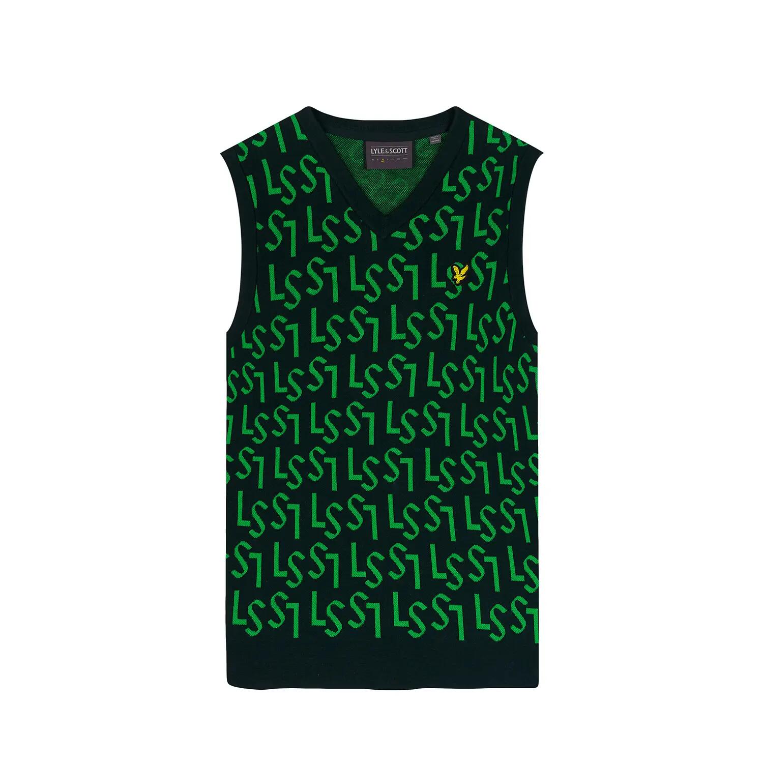 Sleeveless V-neck top Lyle & Scott Monogram 2/6