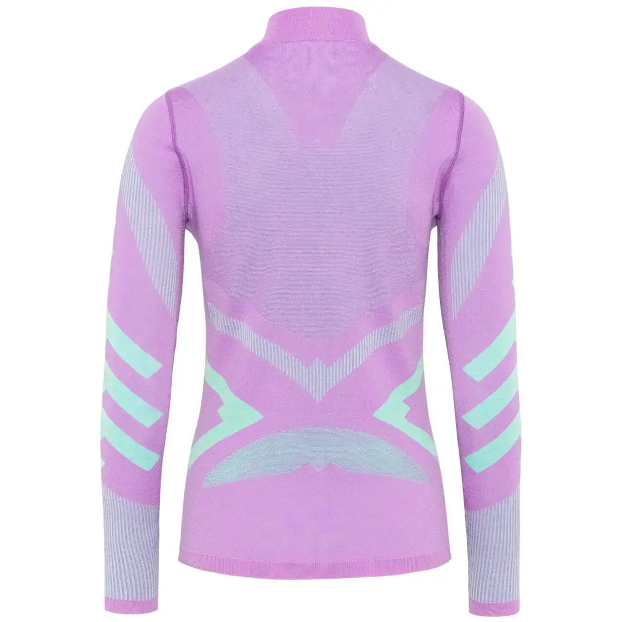 Malla interior 1/2 cremallera de mangas largas para mujer Kari Traa Faith 2/6