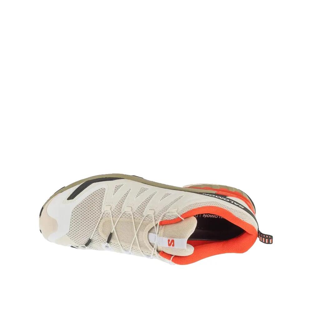 Chaussures de trail Salomon XA PRO 3D V9 Blanc/Beige 3/4