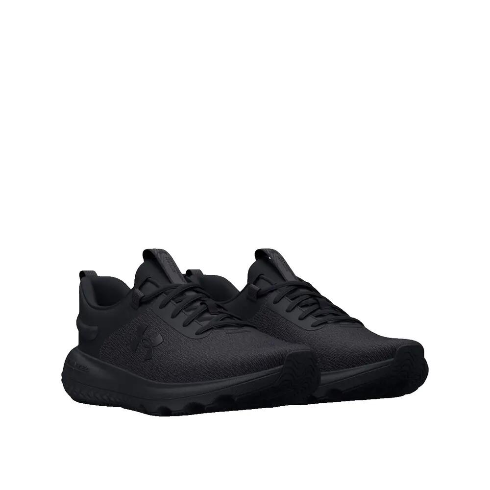 Zapatos de correr Under Armour Charged Revitalize Negro 3/4