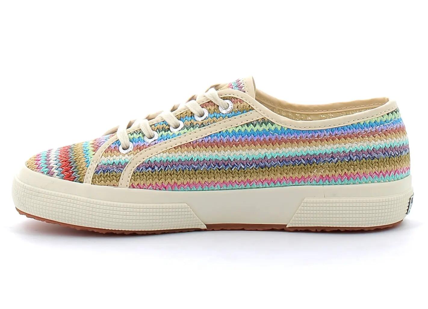 Baskets Femme Raffia, Superga 3/5