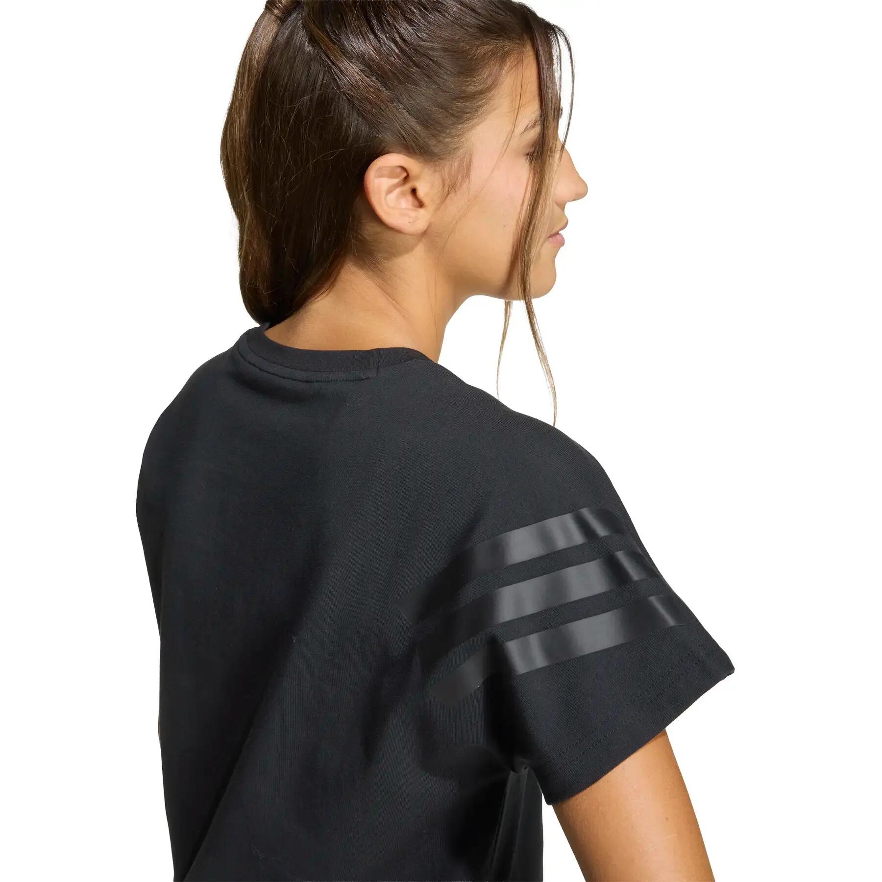 T-shirt fille adidas Icons 3 Stipes 6/6