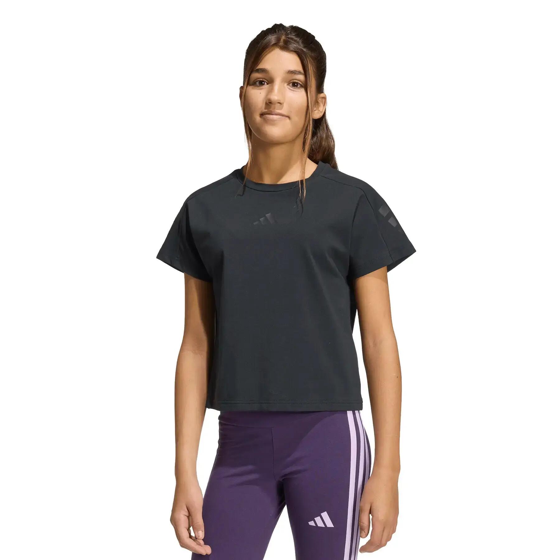 T-shirt fille adidas Icons 3 Stipes 2/6