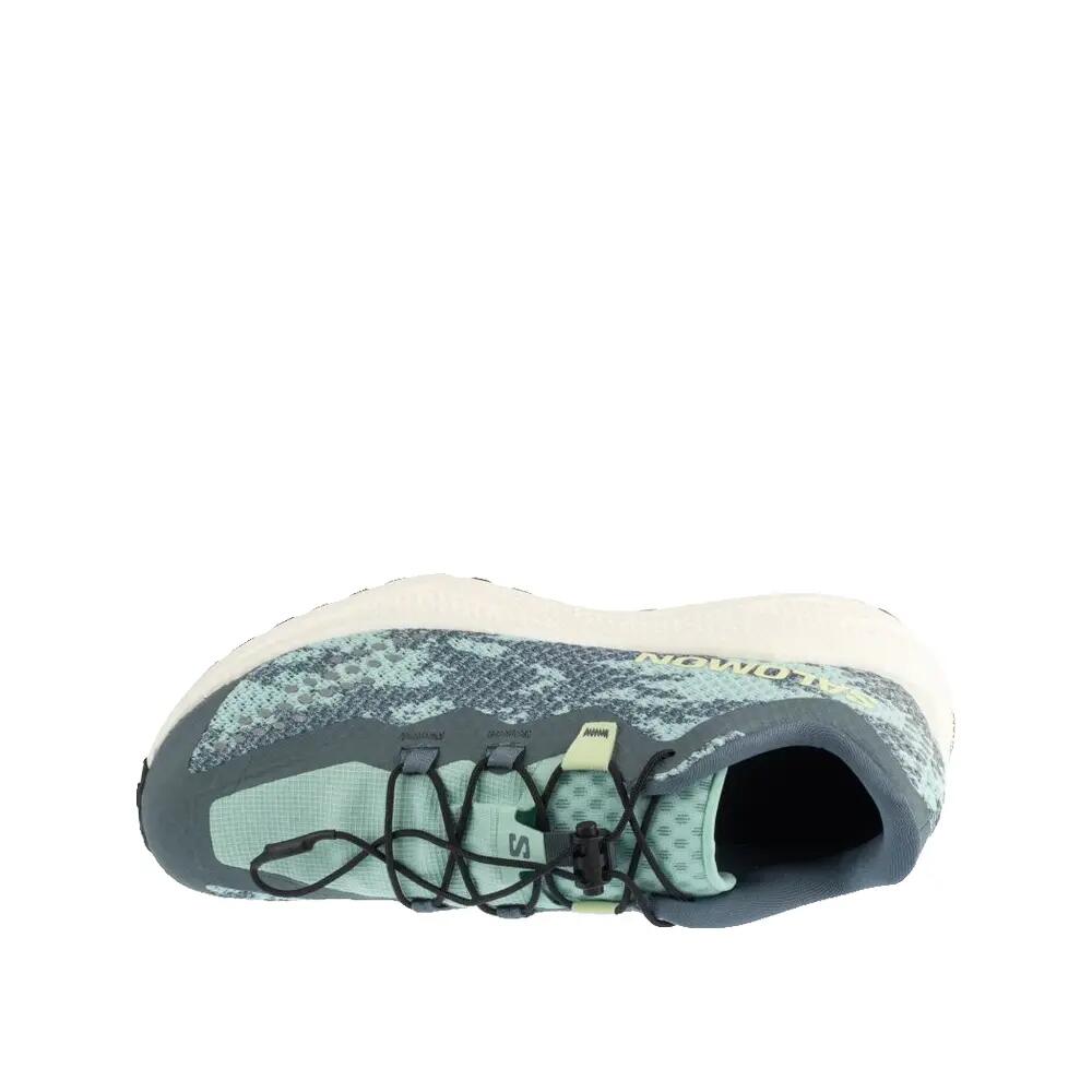 Salomon Aero Glide 4 GRVL Trail Shoes Grey/Light Blue 3/6