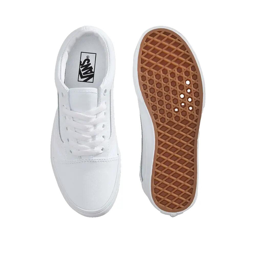 Zapatillas Vans Old Skool Junior Blanca 4/4