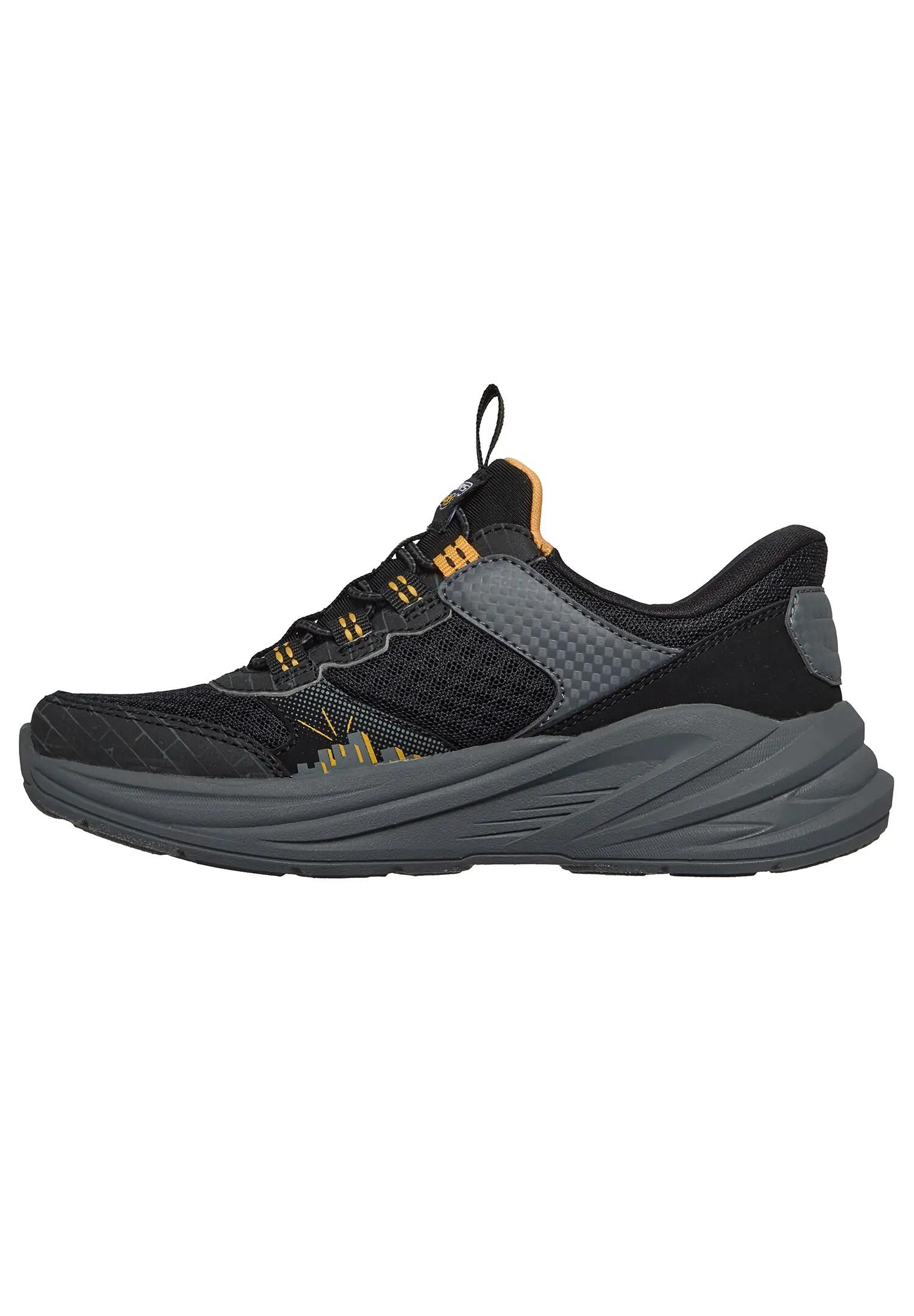 Skechers Jungen HYPER QUEST Slip On Sneaker  Black Yellow 5/5
