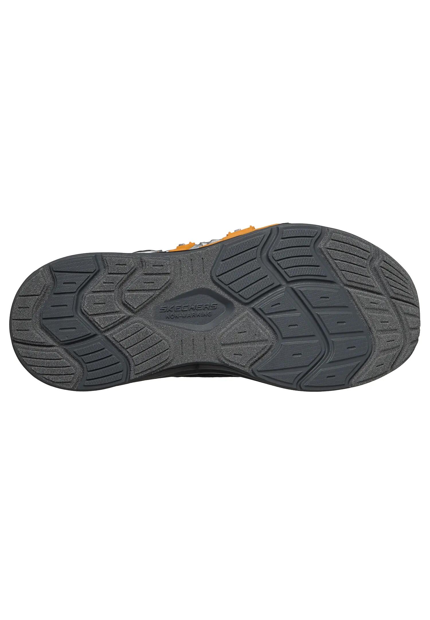 Skechers Jungen HYPER QUEST Slip On Sneaker  Black Yellow 3/5
