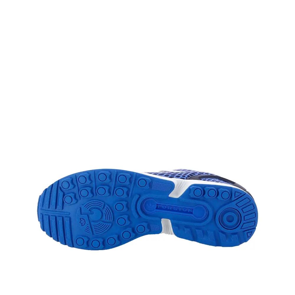 Chaussures adidas zx flux tech fit Junior Bleu/Blanc 5/5
