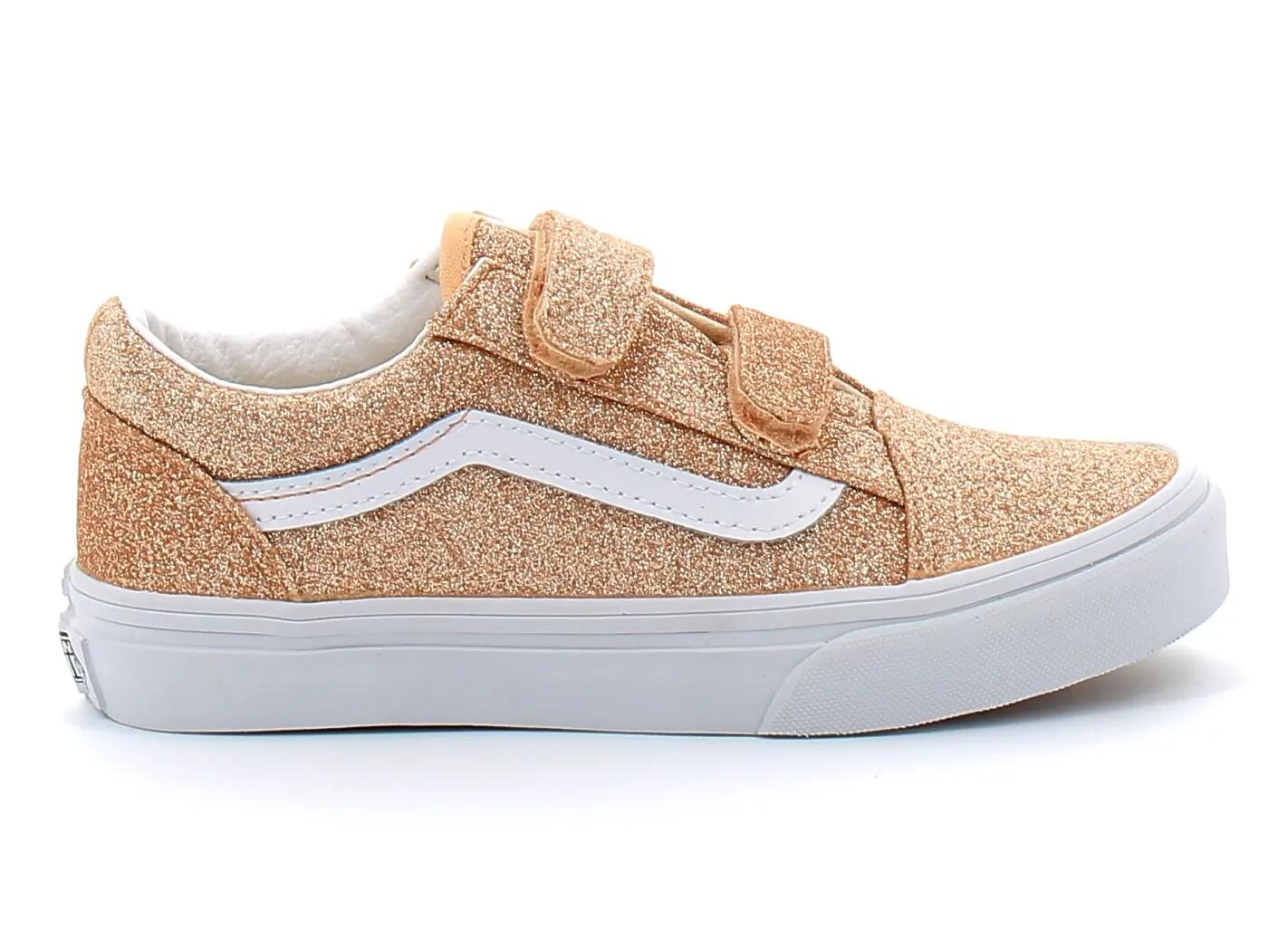 Vans Old Skool V Orange Schuhe 5/5