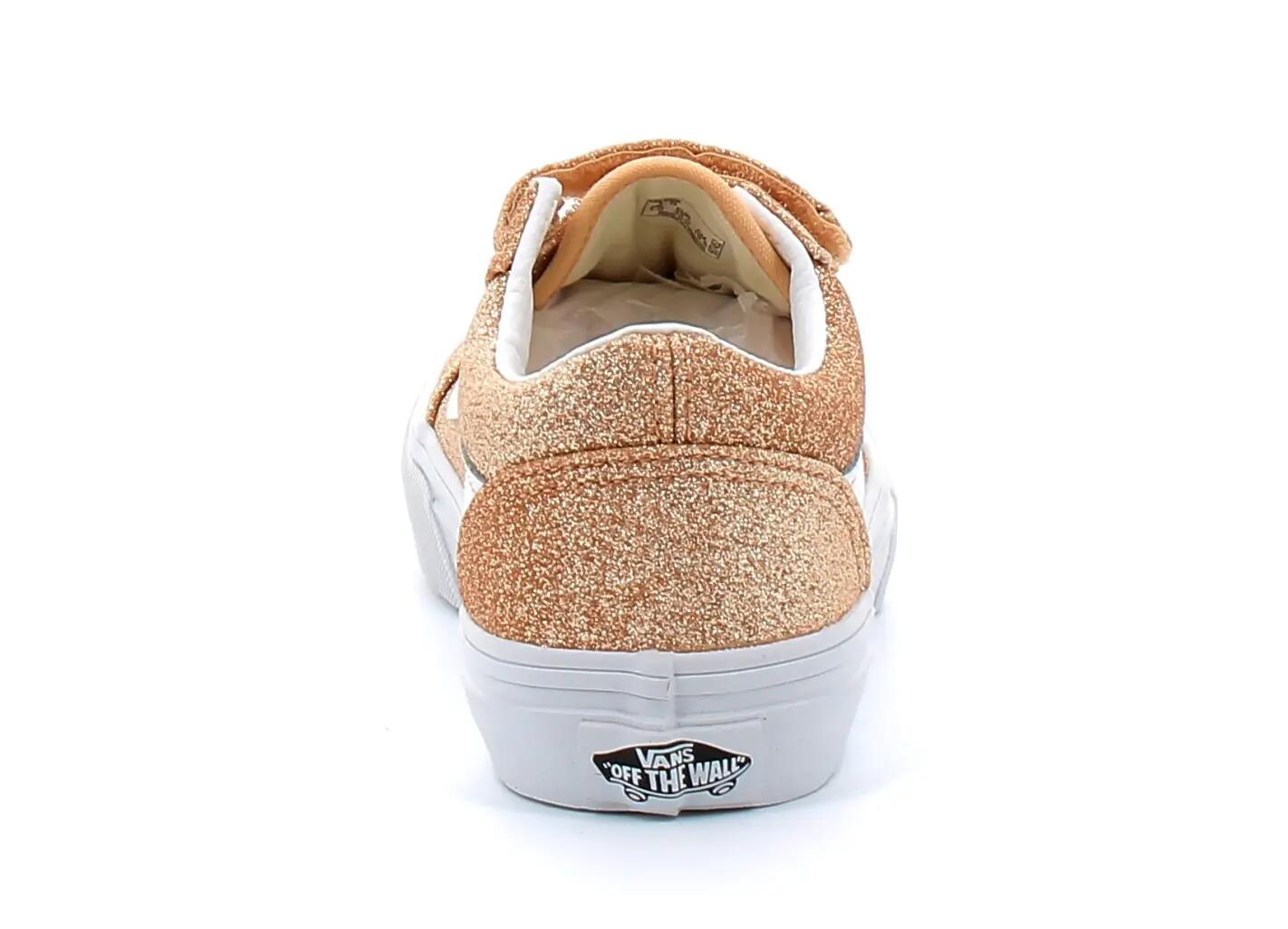 Vans Old Skool V Orange Schuhe 4/5