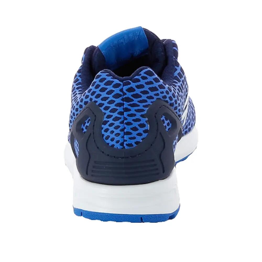 Chaussures adidas zx flux tech fit Junior Bleu/Blanc 4/5