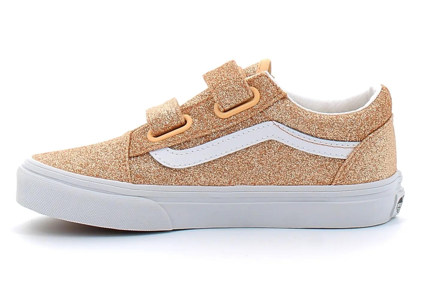 Vans Old Skool V Orange Schuhe 3/5