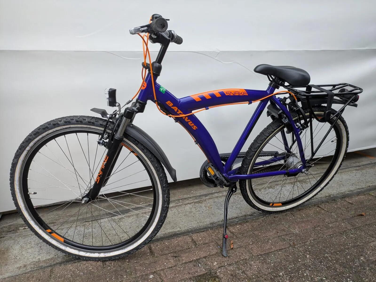 Second Life - Gereviseerd Batavus Snake, blauw 4/6