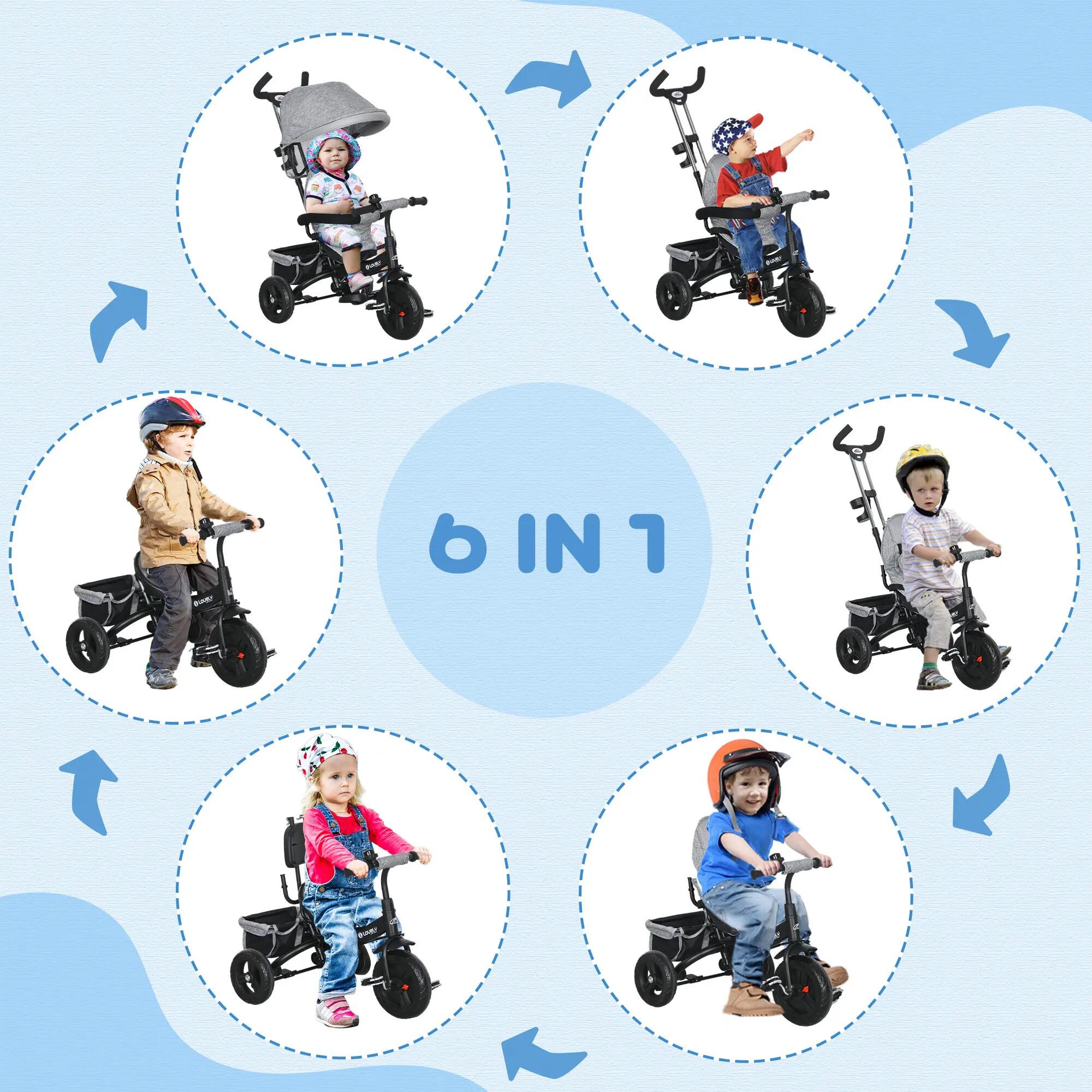 Tricycle enfant évolutif 4/5
