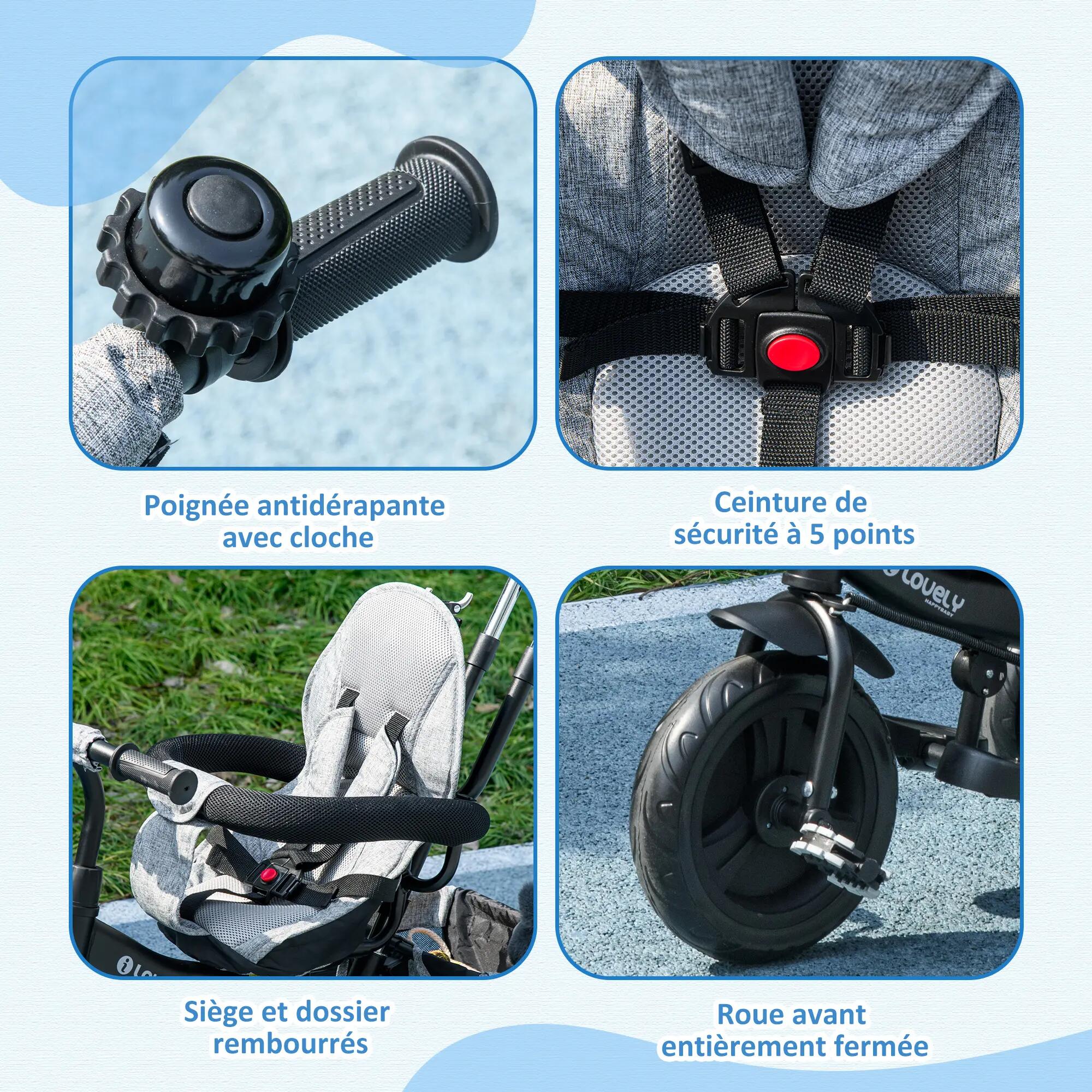 Tricycle enfant évolutif 3/5
