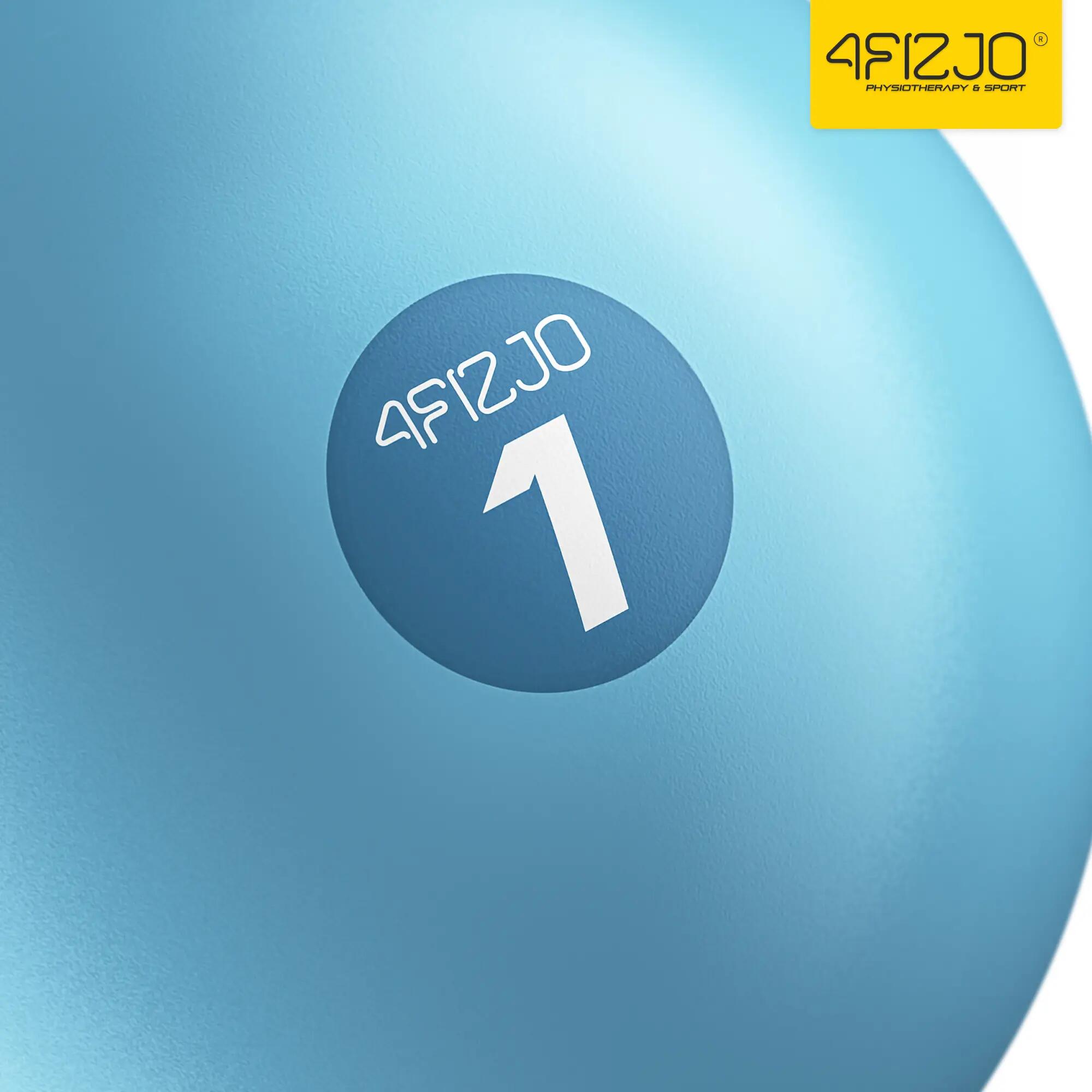 Piłki obciążeniowe do pilatesu toning ball z piaskiem zestaw 4FIZJO 12/13