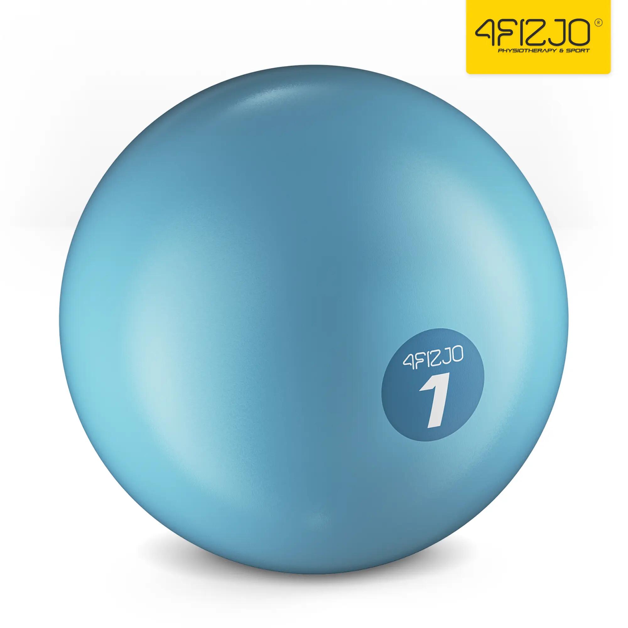Piłki obciążeniowe do pilatesu toning ball z piaskiem zestaw 4FIZJO 11/13