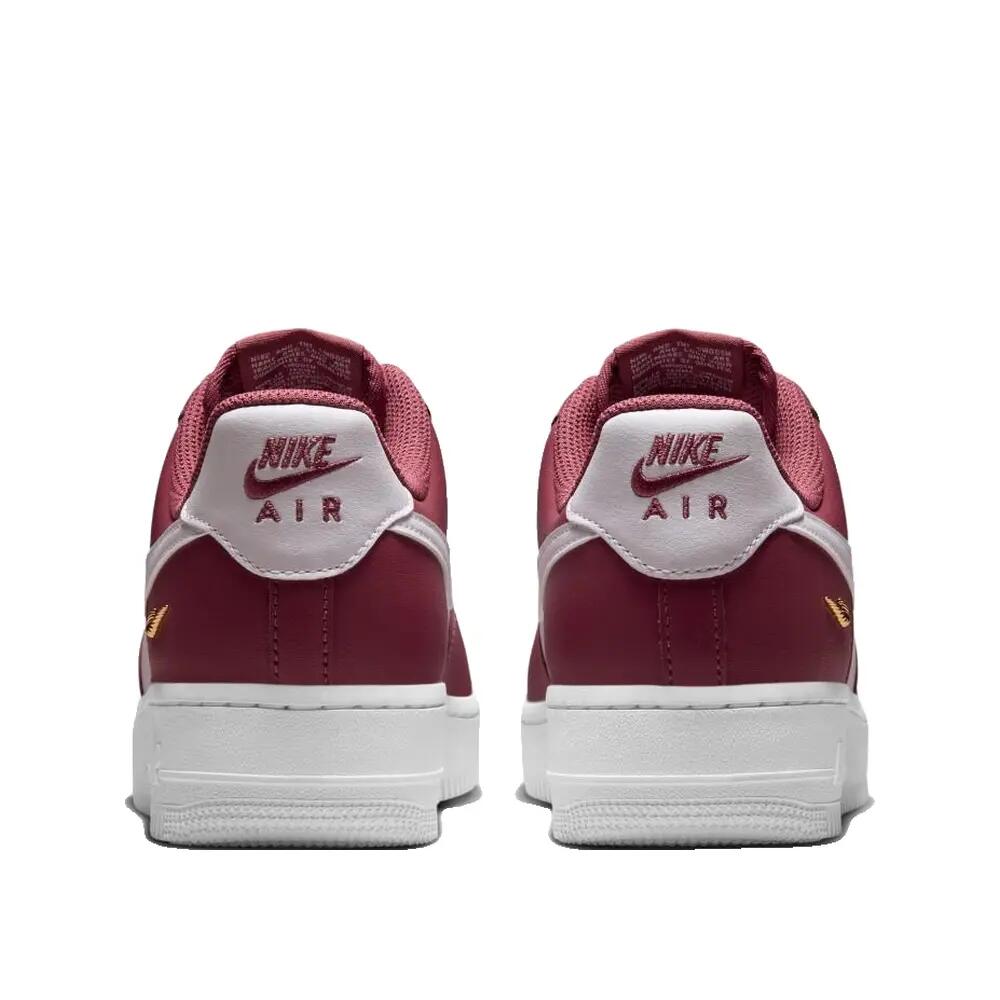 Chaussures Nike Air Force 1 Low Mini Swoosh Bordeaux/Rose 5/6