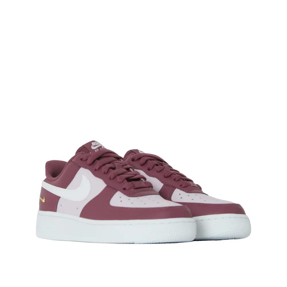 Zapatillas Nike Air Force 1 Low Mini Swoosh Burdeos/Rosa 3/6