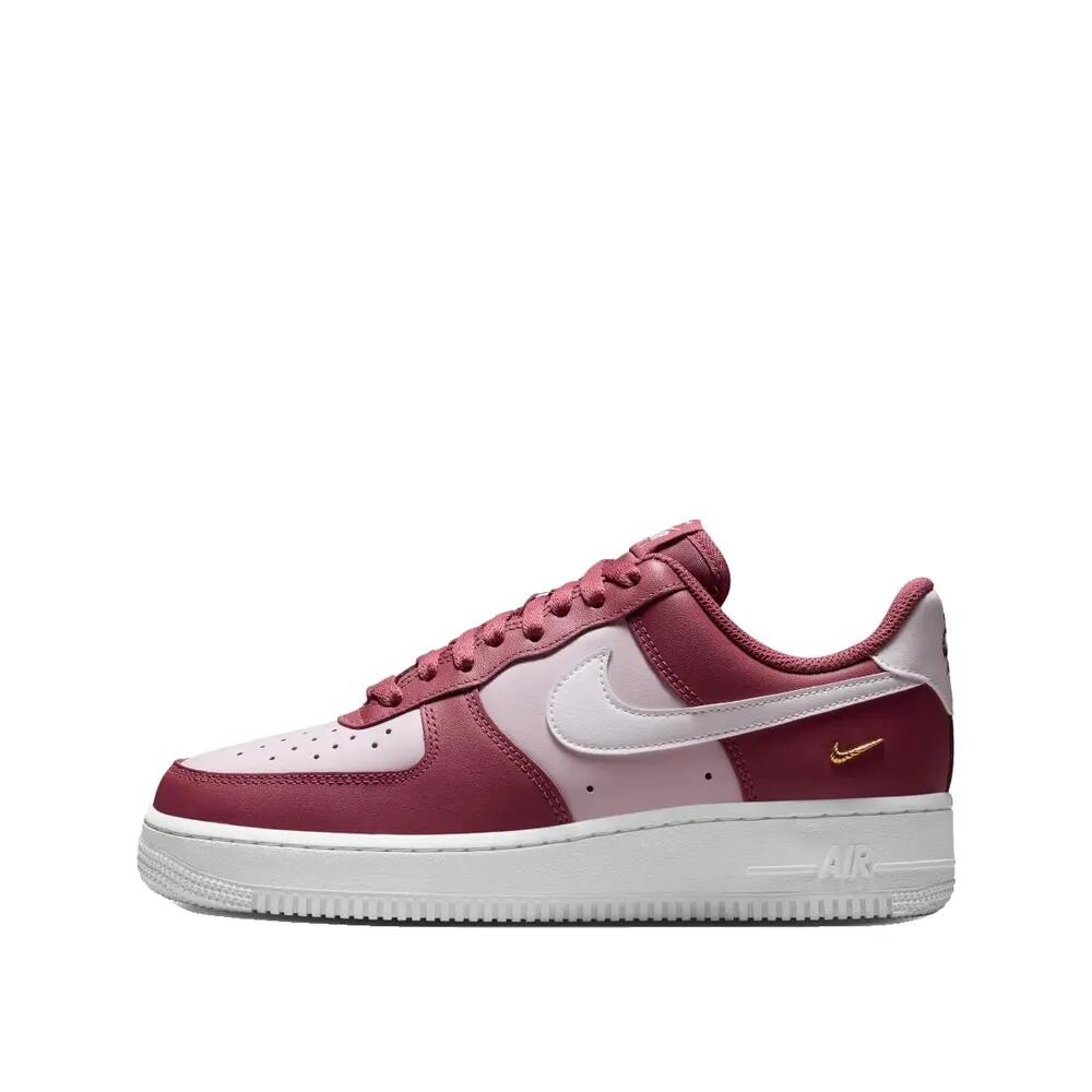 Zapatillas Nike Air Force 1 Low Mini Swoosh Burdeos/Rosa 2/6