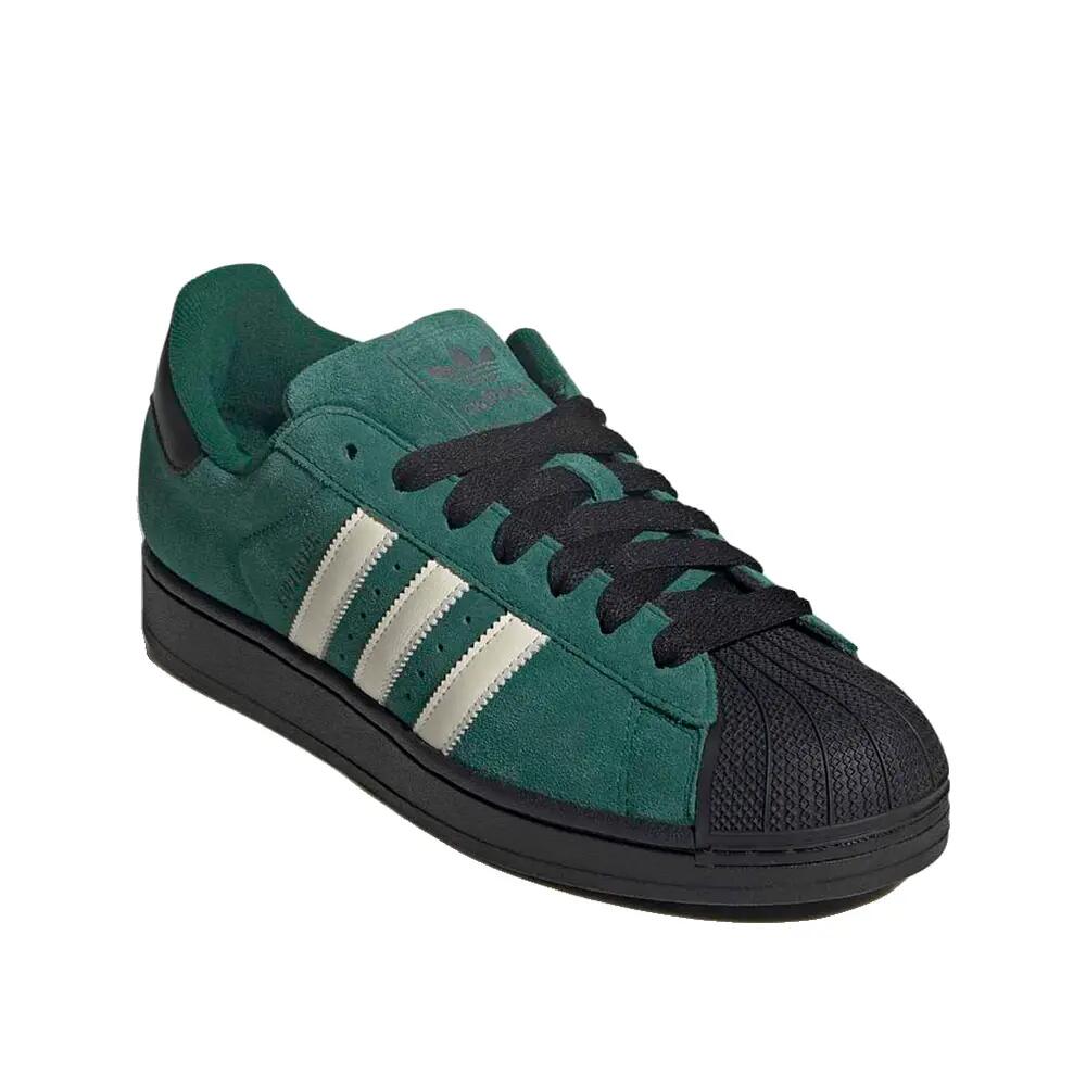 Chaussures adidas Superstar II Vert/Blanc/Noir 3/6