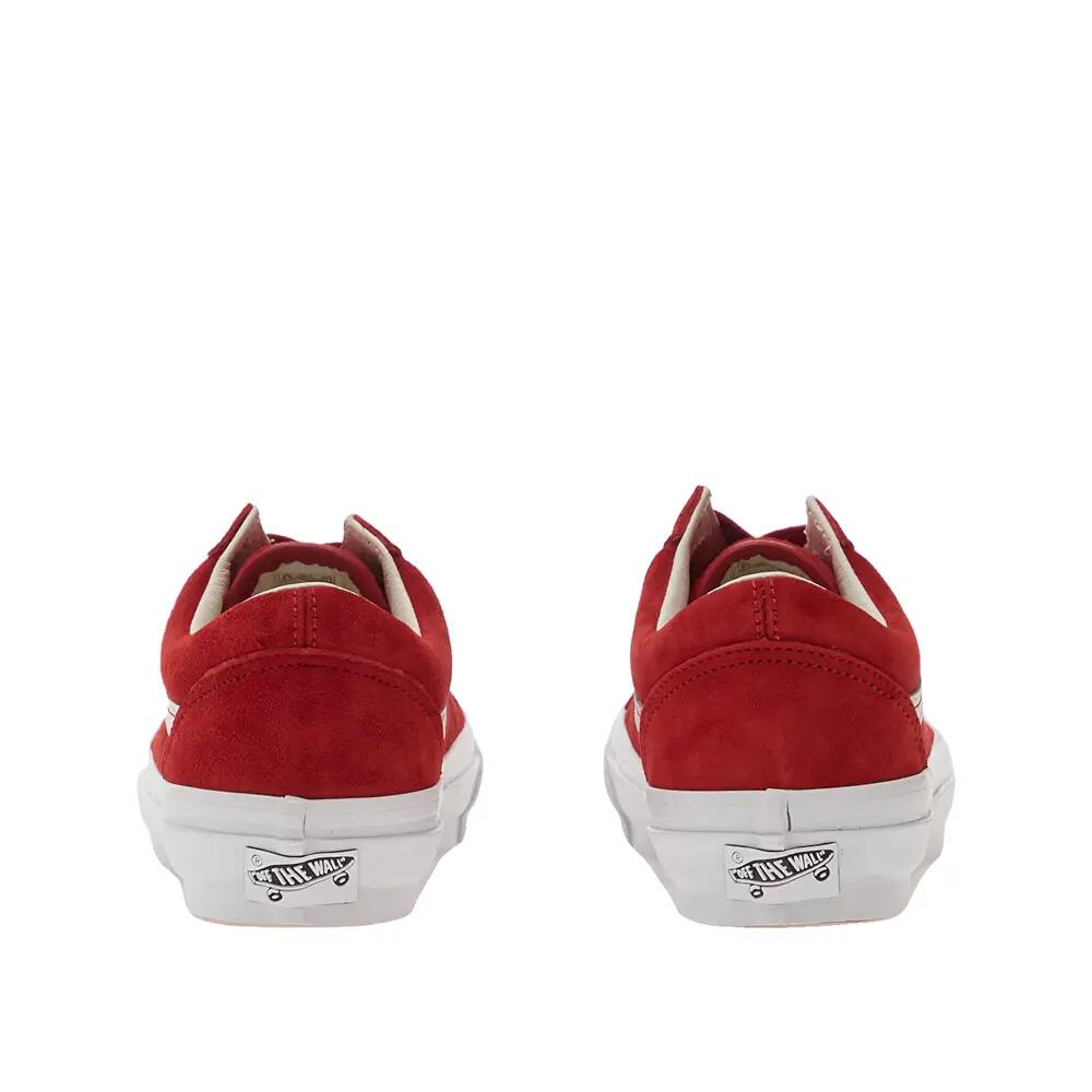 Zapatillas Vans Old Skool de ante rojo 4/6
