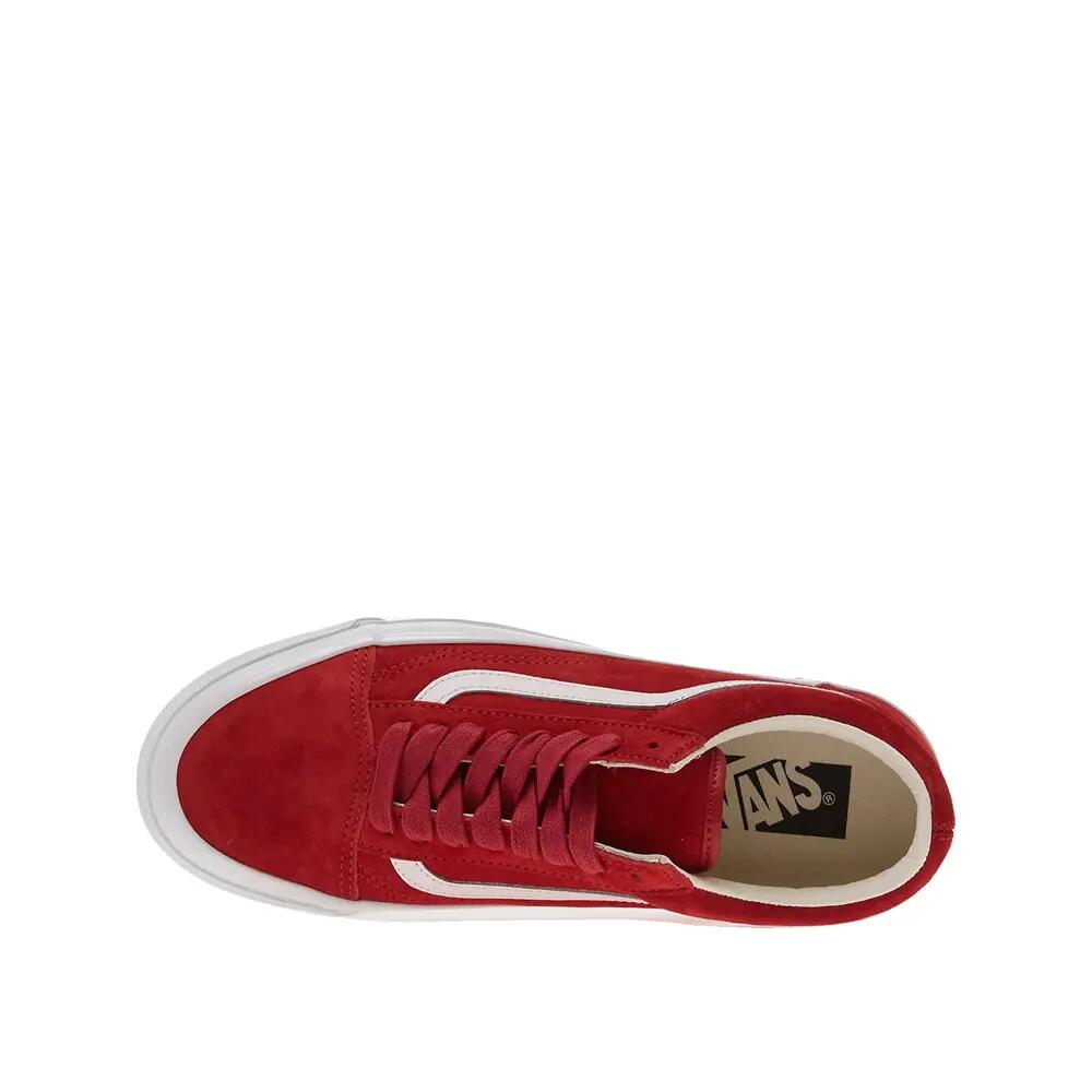 Zapatillas Vans Old Skool de ante rojo 3/6