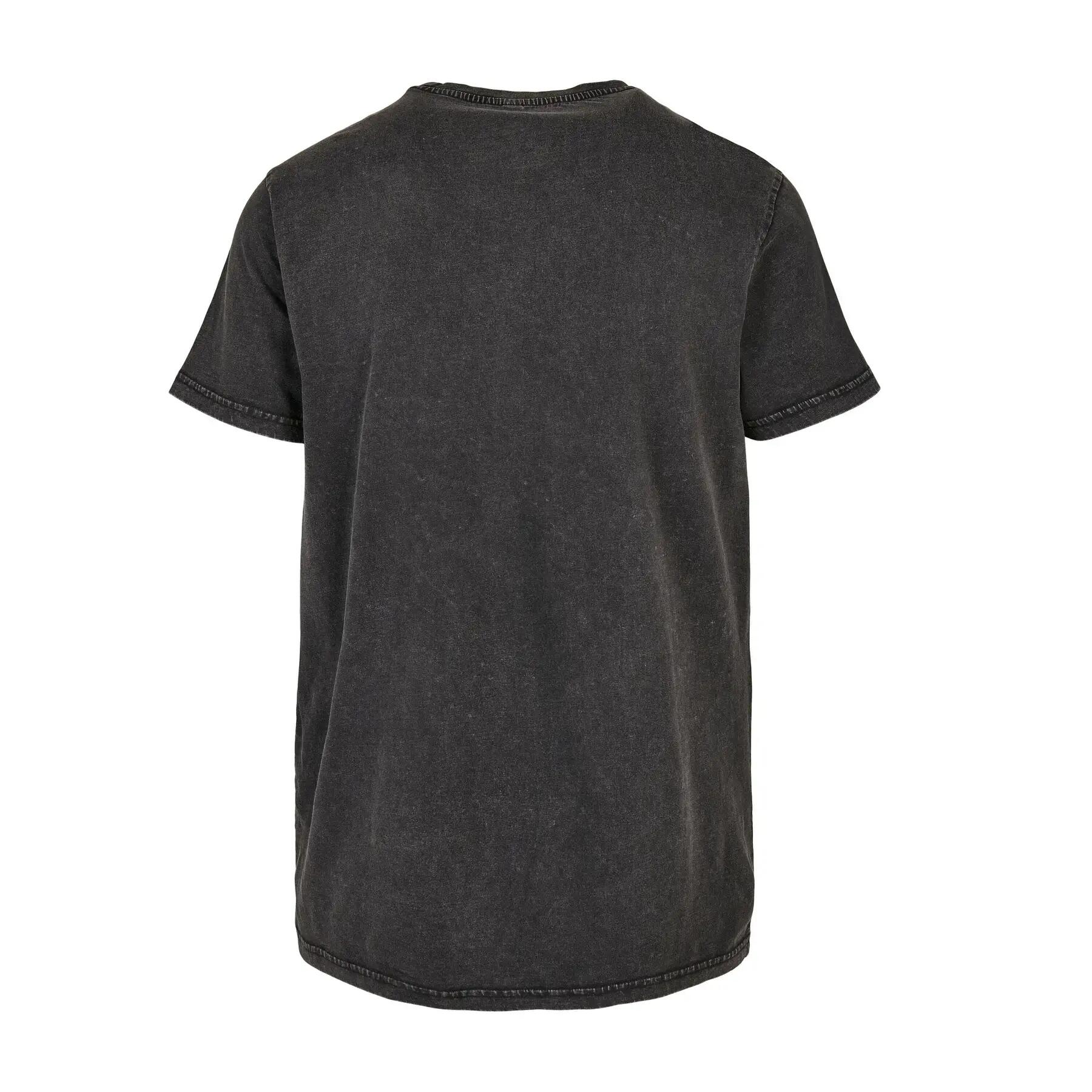 T-shirt scolorito col girocollo Build Your Brand Acid 2/4