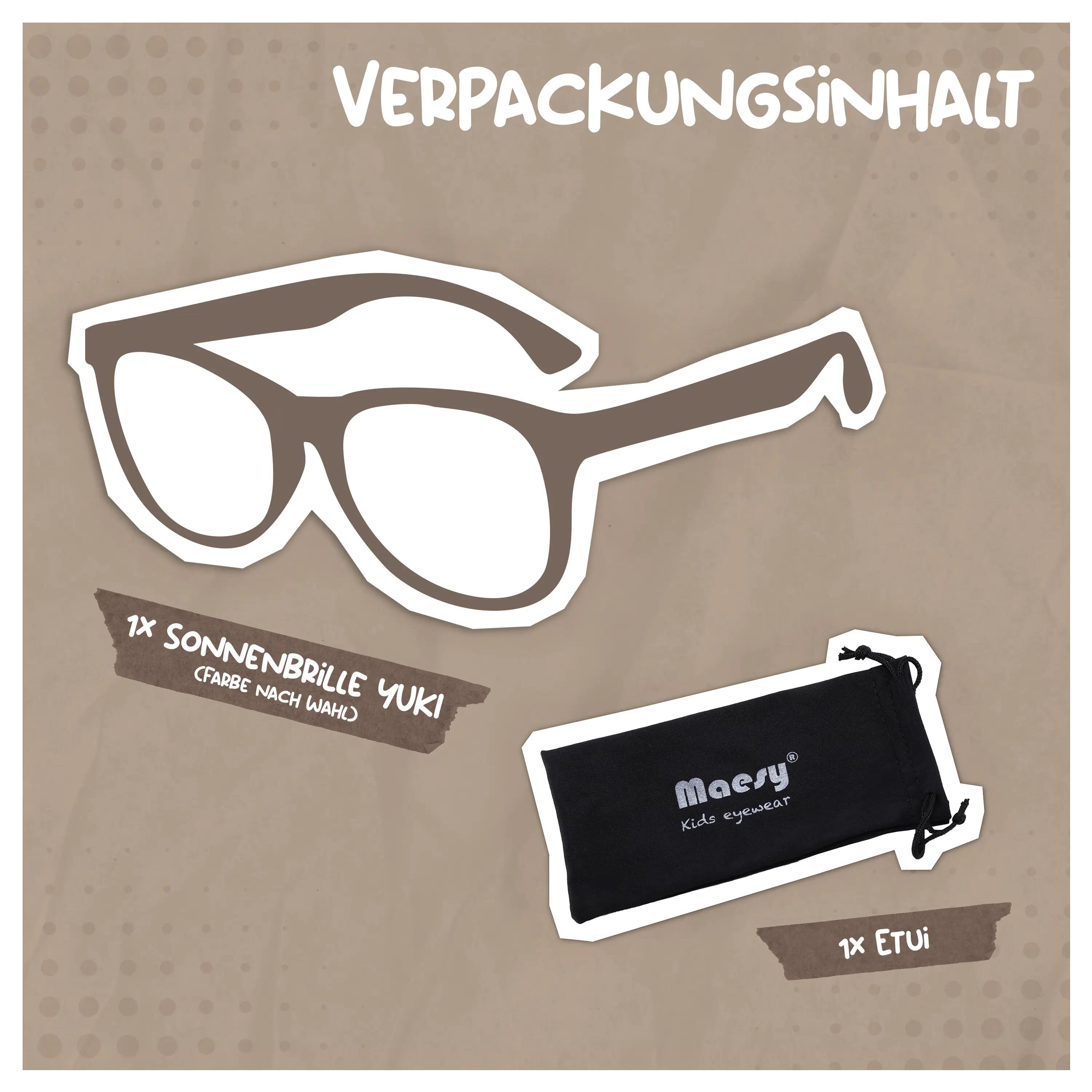 Kinder Sonnenbrille Yuki Pink 6-12 Jahre 3/6