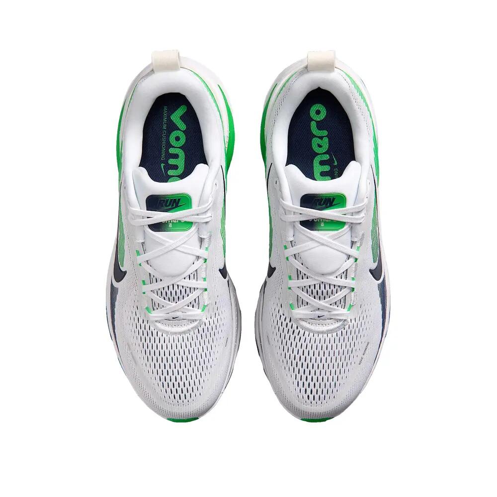 Zapatillas de correr Nike Vomero 18 Blancas/Navy-Verde 4/6