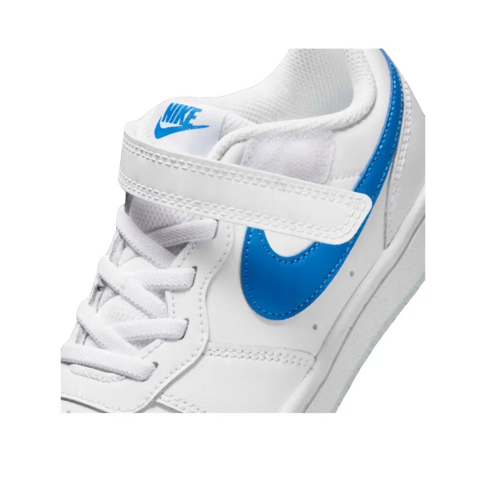 Buty Nike Court Borough Low 2 Białe/Niebieskie Foto/Czyste Platynowe 7/7