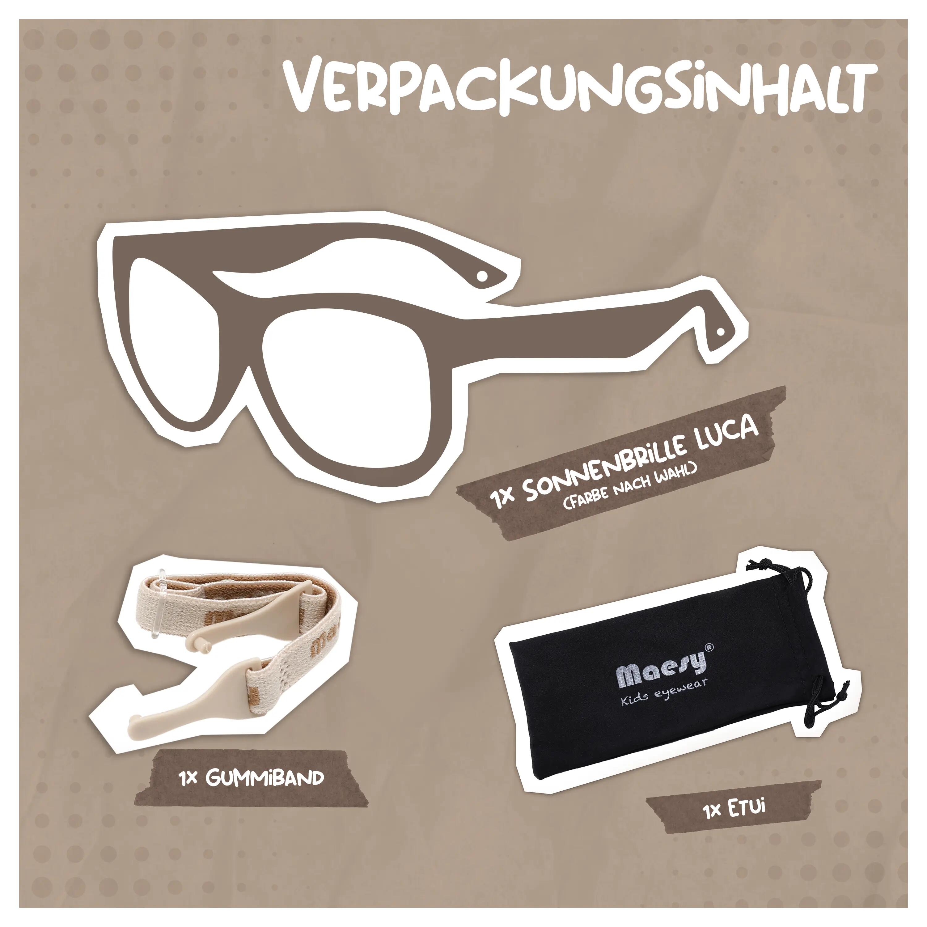 Lunettes de soleil enfant Luca Black 1-3 ans 3/6