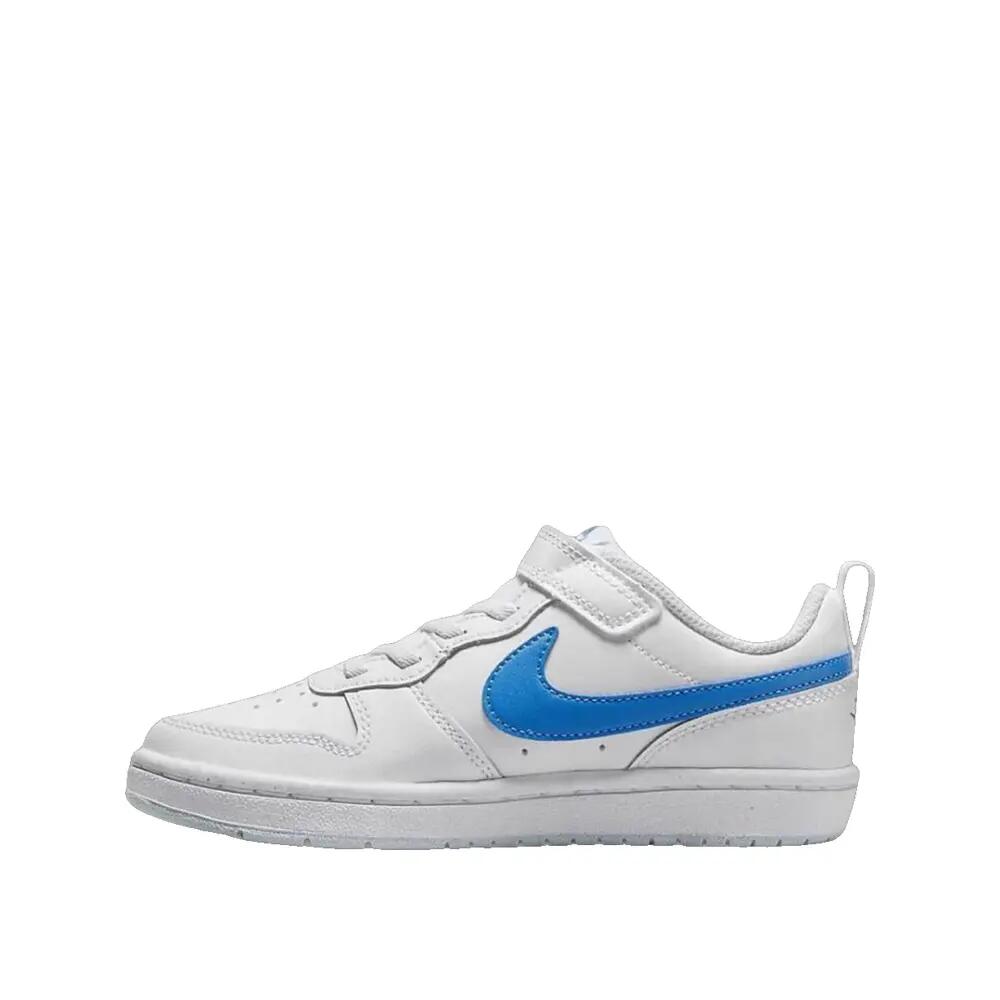 Buty Nike Court Borough Low 2 Białe/Niebieskie Foto/Czyste Platynowe 3/7