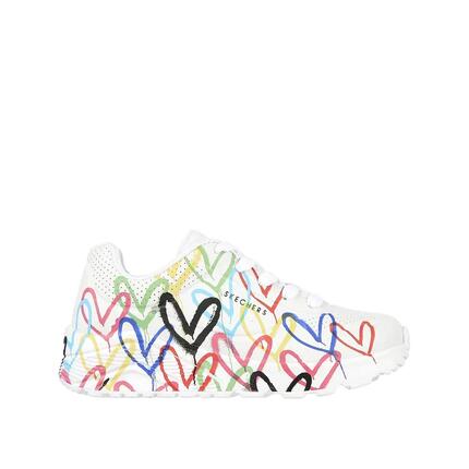 Baskets Skechers Modèle Uno Lite Couleur Blanc