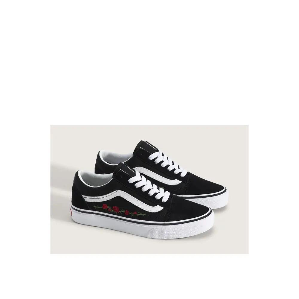 Buty Vans Old Skool Czarno/Czerwone haft różowy 2/5
