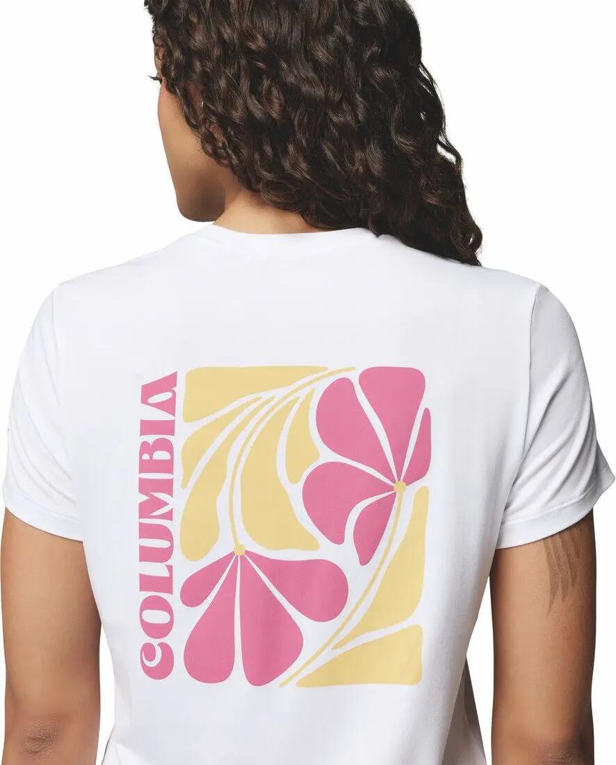 Columbia Parsons Point Wit Dames T-shirt met print 5/6