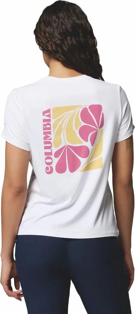 Columbia Parsons Point Wit Dames T-shirt met print 2/6