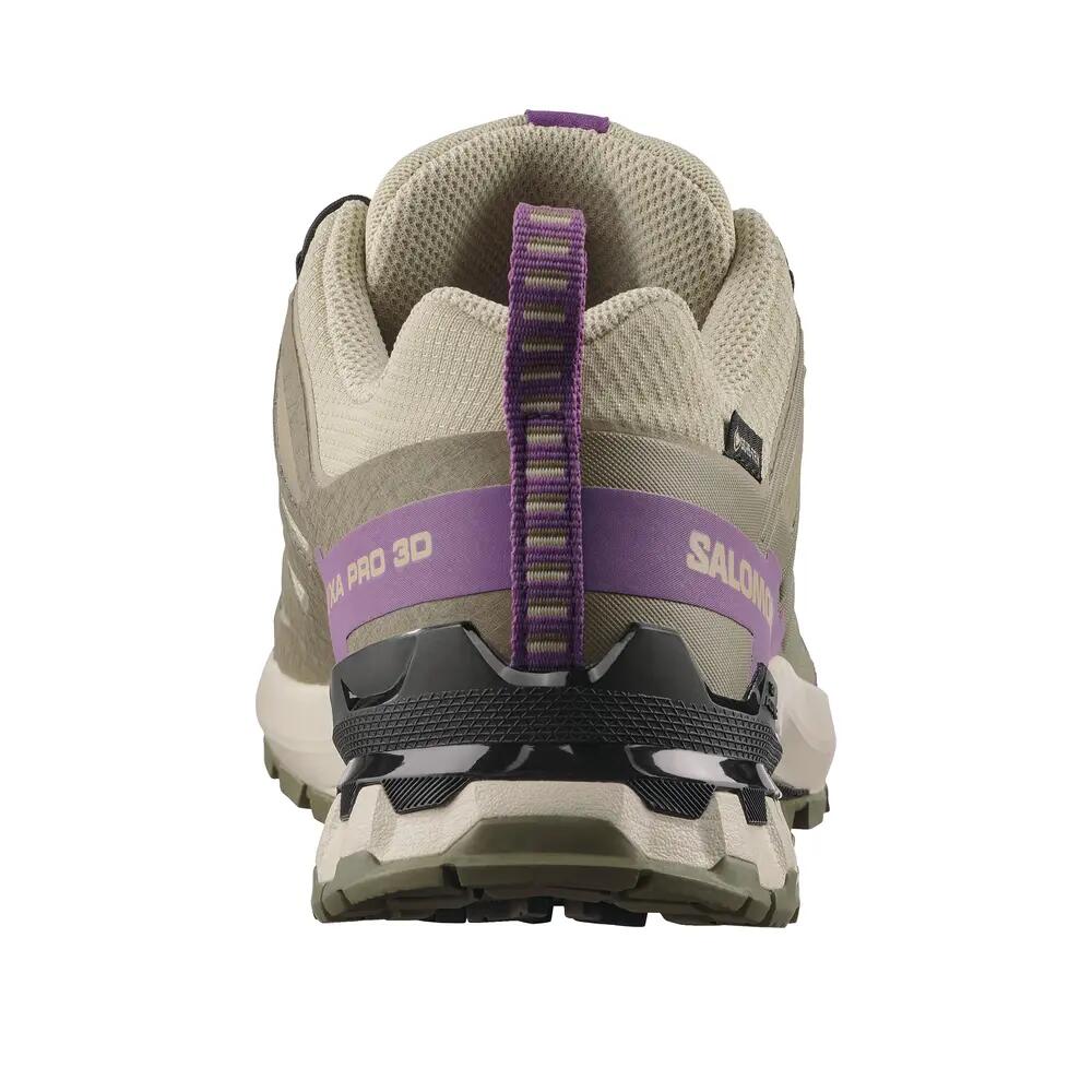 Sapatos de trail Salomon XA Pro 3D V9 Bege/Oliva 5/8