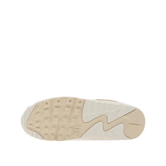 Zapatillas Nike Air Max 90 Blancas/Negras-Lt Orewood Brn-Fantasma